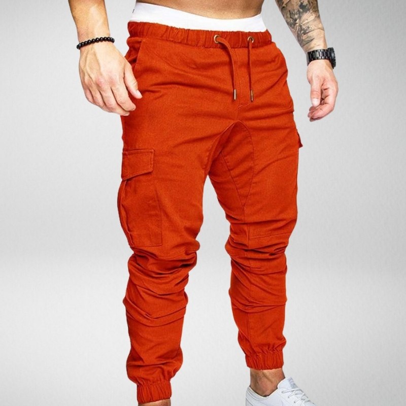 Henry Casual Trousers with Elastic Waistband