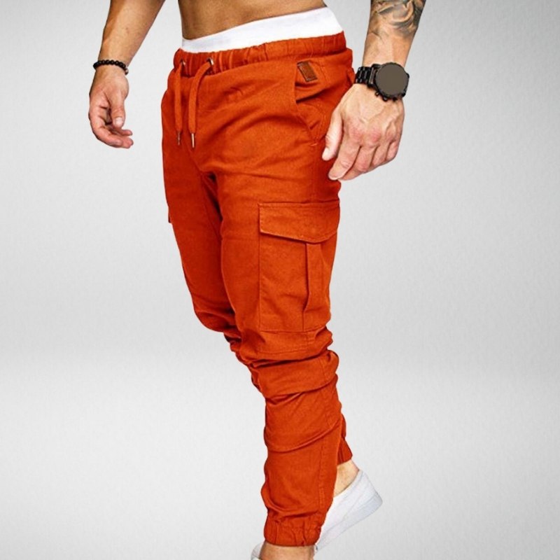 Henry Casual Trousers with Elastic Waistband