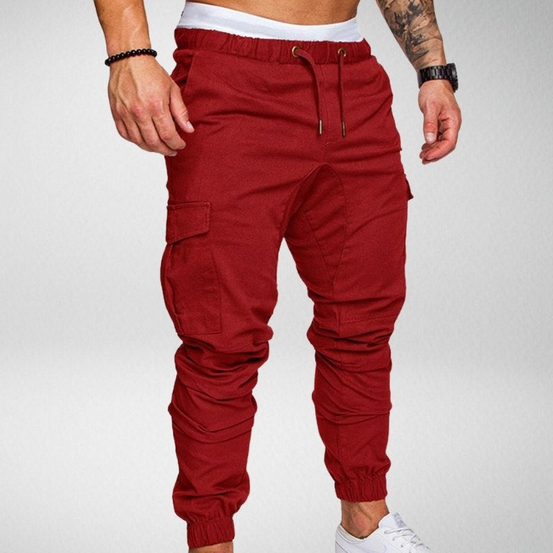 Henry Casual Trousers with Elastic Waistband