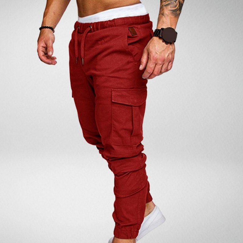 Henry Casual Trousers with Elastic Waistband