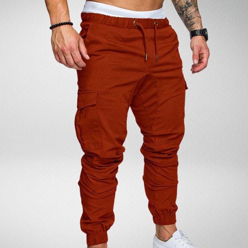 Henry Casual Trousers with Elastic Waistband