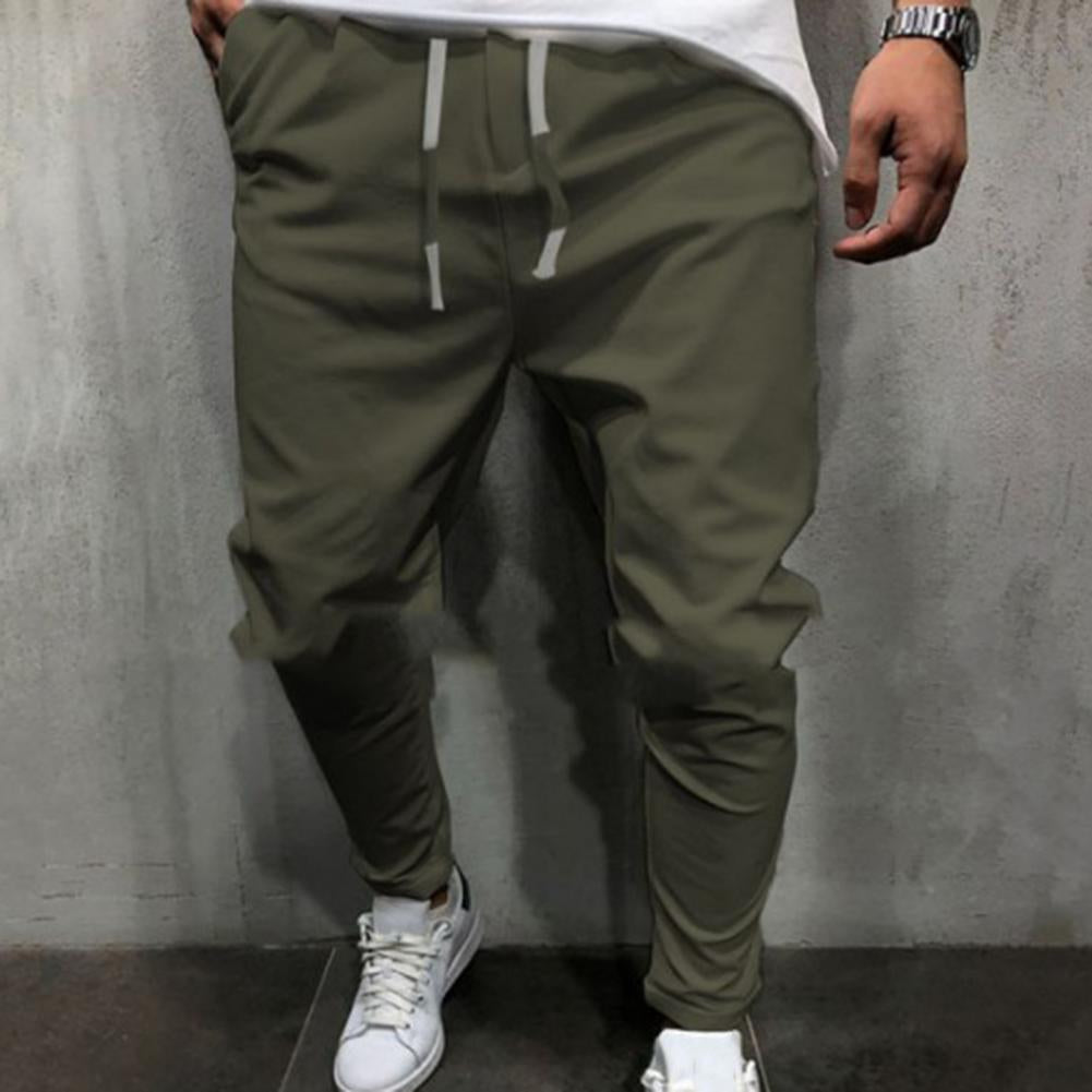 Modern, loose-fitting chino trousers for men