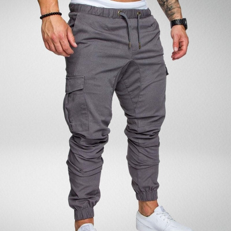 Henry Casual Trousers with Elastic Waistband