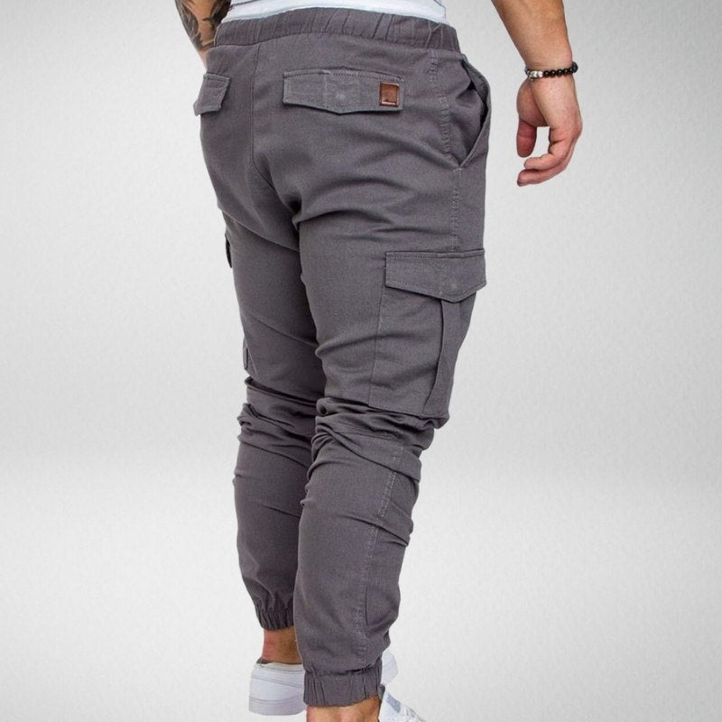 Henry Casual Trousers with Elastic Waistband