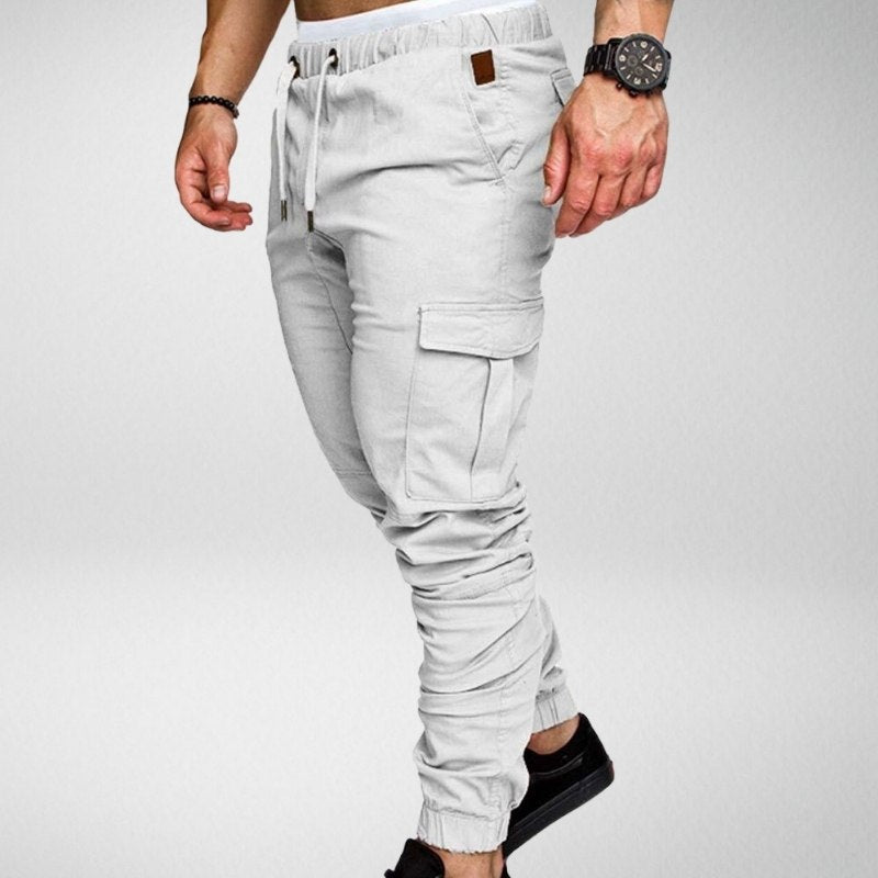 Henry Casual Trousers with Elastic Waistband