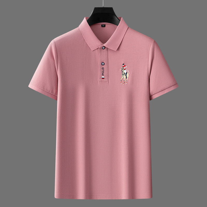 Fashionable, soft polo shirt for men