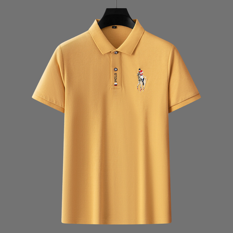 Fashionable, soft polo shirt for men