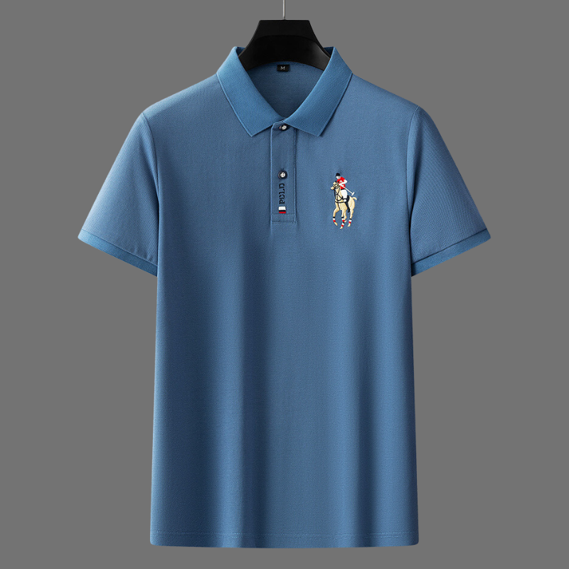 Fashionable, soft polo shirt for men